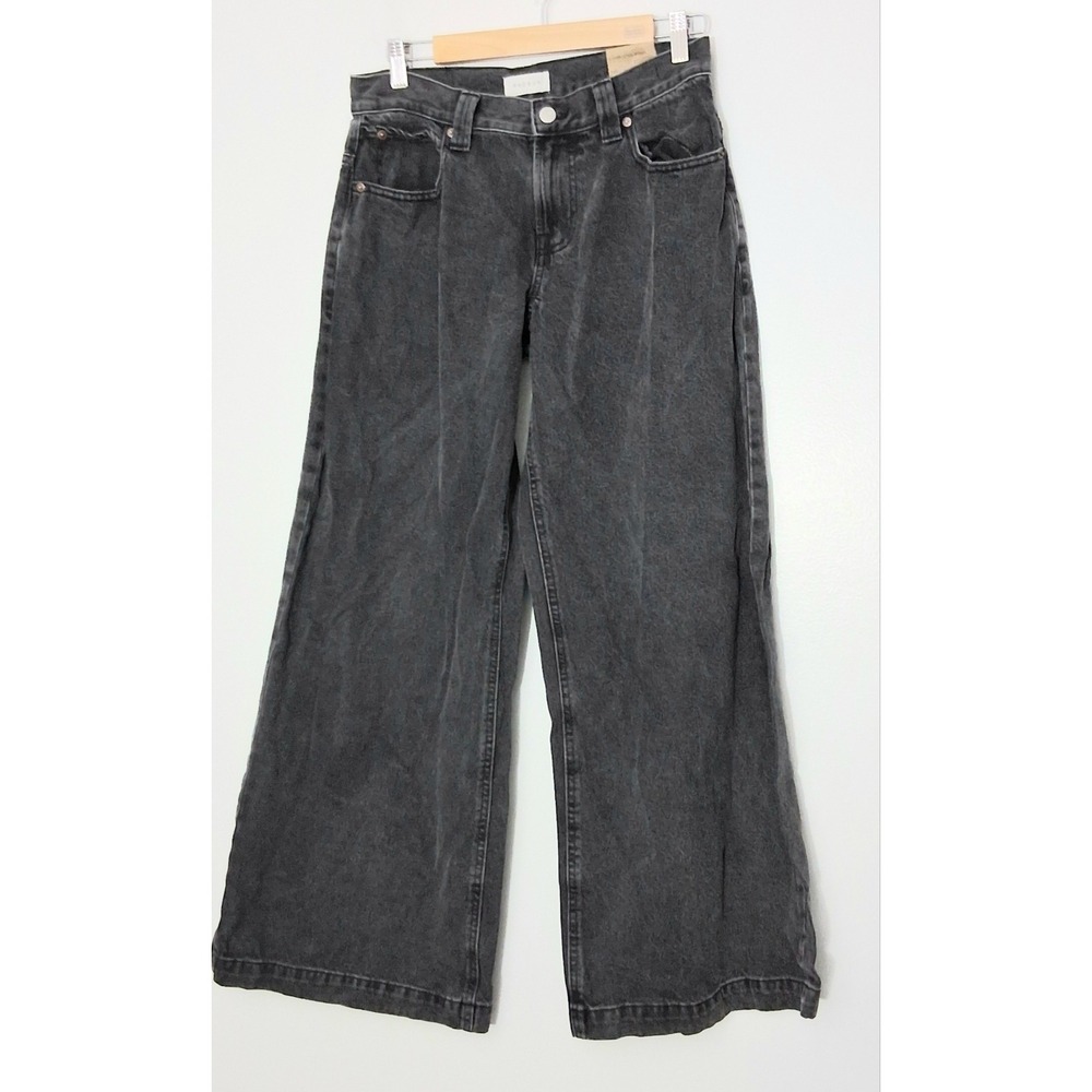 Pacsun Jeans Women's Size 26 Black Sloane Ultra Baggy Low Rise Wide Leg NEW - Picture 1 of 16